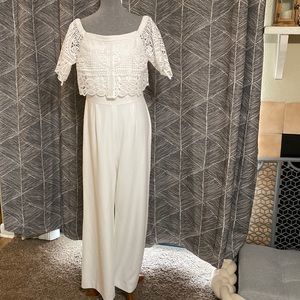 Antonio Melani, White Jumpsuit, size 10